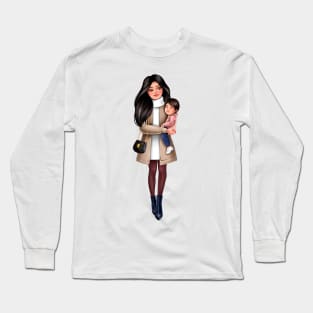 Mother with son Long Sleeve T-Shirt